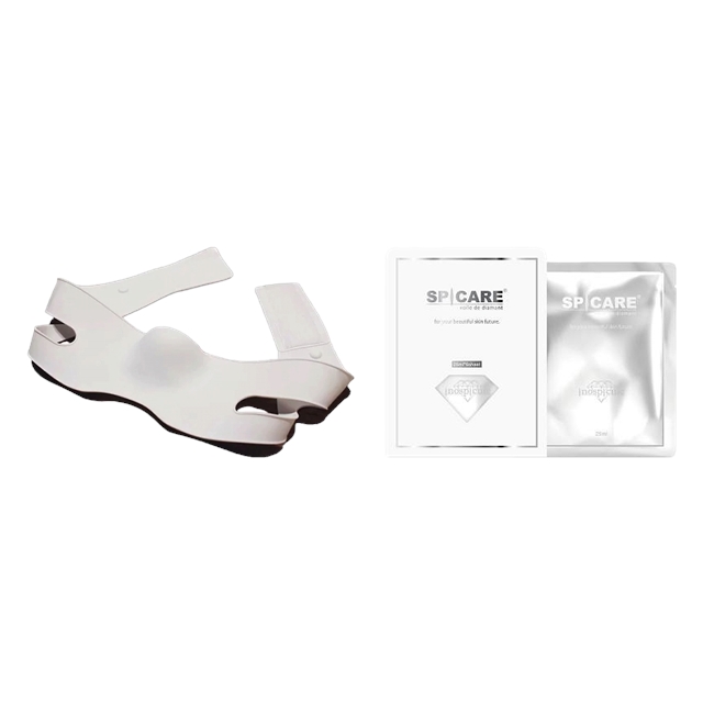 スピケア Vラインコルセット とヴェールドダイヤモンド 25ml ×6枚 のセット