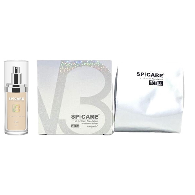 スピケア V3 パーティクルプライマー ＋ ブリリアント ファンデーションセット30ml+15g(レフィル)ライト
