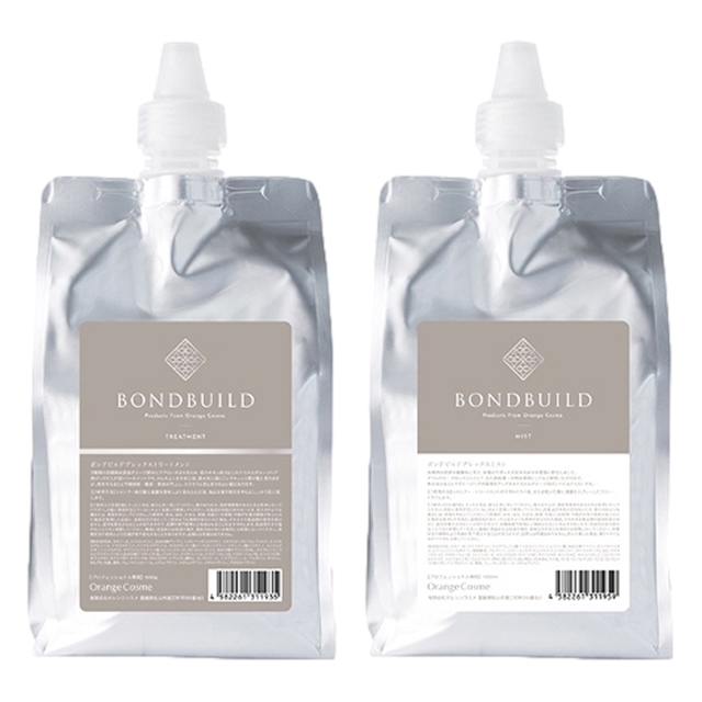 オレンジコスメ ボンドビルド プレックストリートメント+ミストセット1000mlx2リフィル