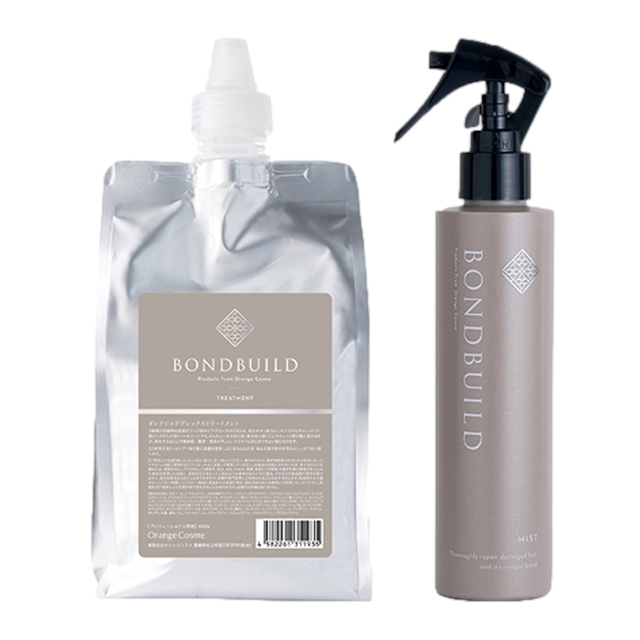 オレンジコスメ ボンドビルド プレックストリートメント+ミストセット1000ml/200mlリフィル