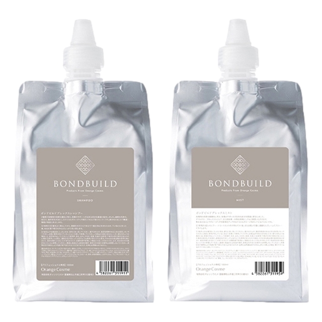 オレンジコスメ ボンドビルド プレックスシャンプー ＋ ミスト1000mlx2リフィル