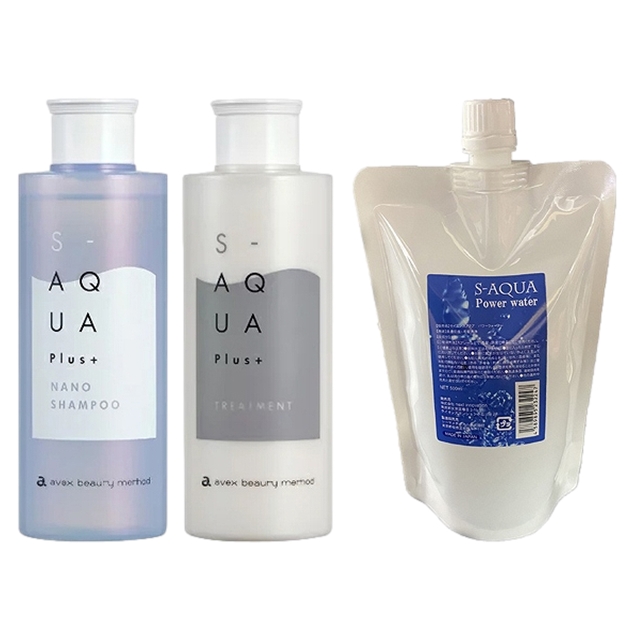 サイエンスアクア OHシャンプー 200ml とトリートメント 200g とパワーウォーター 500ml(リフィル） のセット