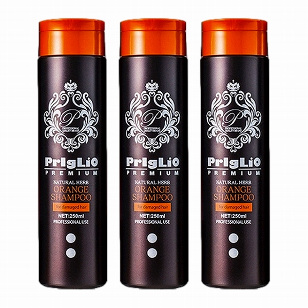 プリグリオ プレミアム オレンジシャンプー250ml x 3お得な3個セット