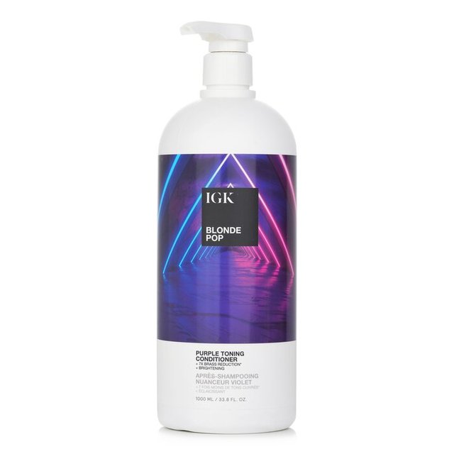 IGK ブロンドポップ パープル トーニング コンディショナー1000ml