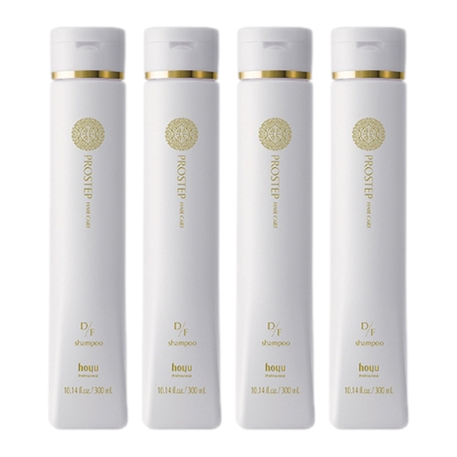 ホーユー プロステップ ヘアケア D/F シャンプー300ml x 4お得な4個セット
