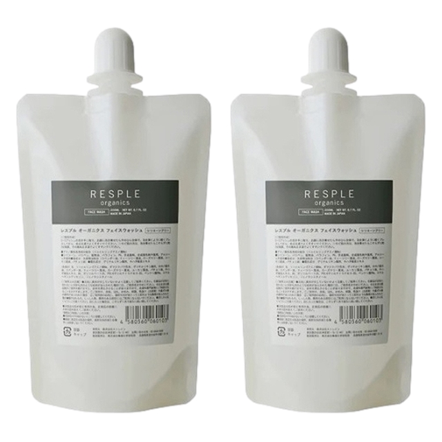 レスプルオーガニクス フェイスウォッシュ200ml x 2（リフィル）