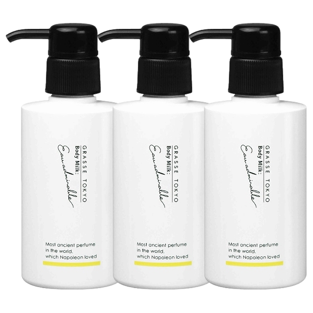 グラーストウキョウ ボディミルク150ml x 3オーアドミラブル