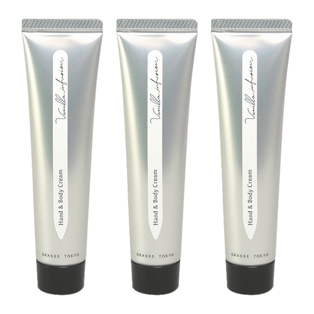 グラーストウキョウ ハンド＆ボディークリーム35g x 3バニラインフュージョン