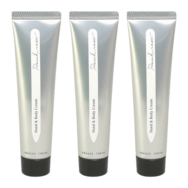 グラーストウキョウ ハンド＆ボディークリーム35g x 3ピーチローズ