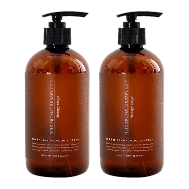 セラピーレンジ ハンド＆ボディウォッシュ500ml x 2サンダルウッド&シダー