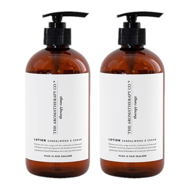 セラピーレンジ ハンド＆ボディローション500ml x 2サンダルウッド&シダー