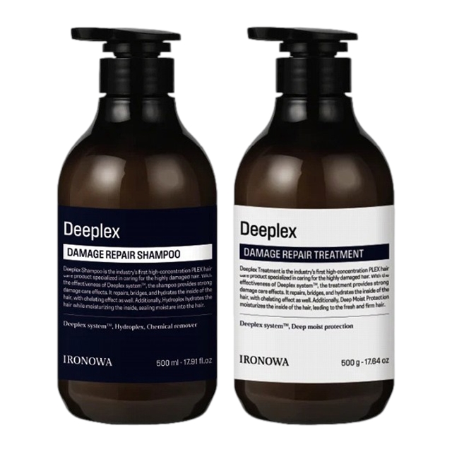 イロノワ ディープレックス シャンプー + トリートメント セット500ml+500g