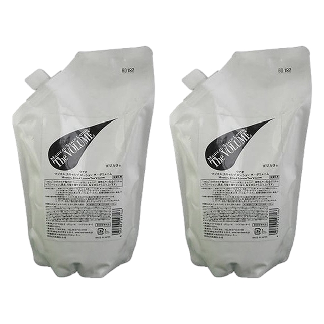 ウアオ マジカルスキャルプローション ザ・ボリューム500ml （リフィル） x 2お得な2個セット