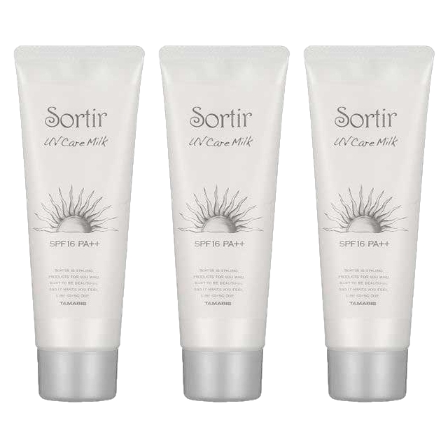 タマリス ソルティール UVケアミルク80g x 3お得な3個セット