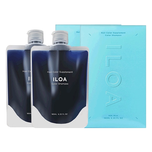 イロア イロア カラーシャンプー2セットブルー