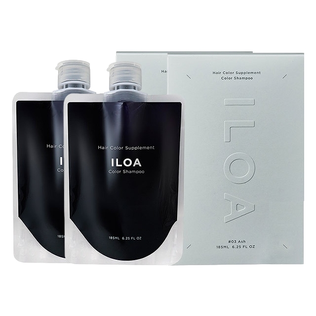 イロア イロア カラーシャンプー2セットアッシュ