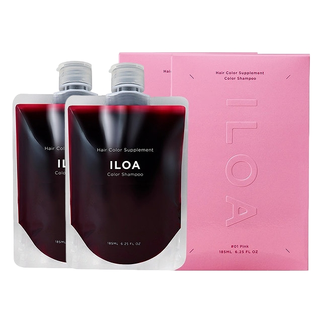 イロア イロア カラーシャンプー2セットピンク