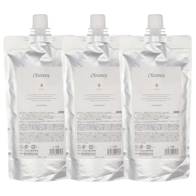 アムロス オリヴァニー HNヘアトリートメント400ｇ x 3レフィル