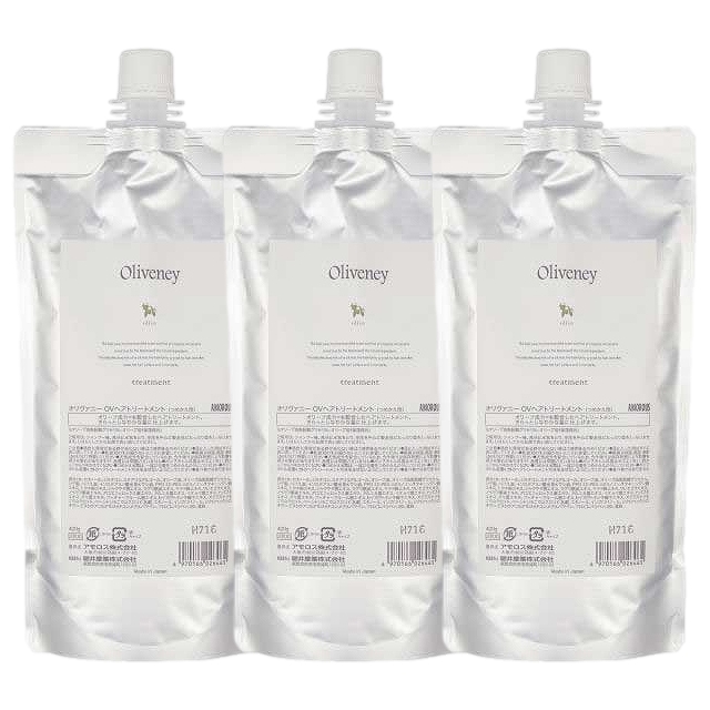 アムロス オリヴァニー OVヘアトリートメント400ｇ x 3レフィル