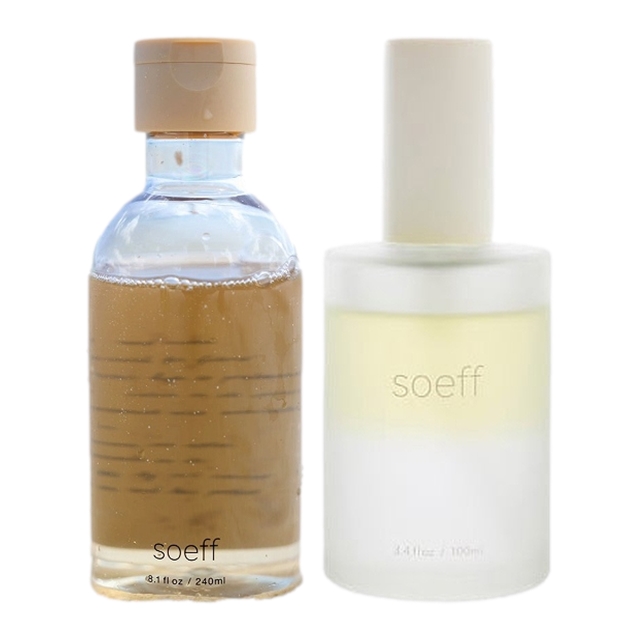 ソフプロフェッショナル summer　ナチュラルシャンプー とオイルインセラム　ピュア（PURE） のセット240ml+100ml