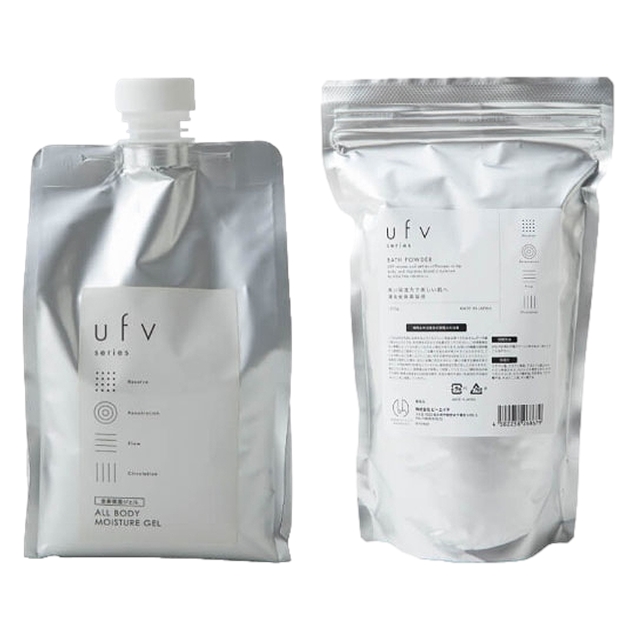 ufv オールボディモイスチャージェル とバスパウダー のセット1000ｇx2