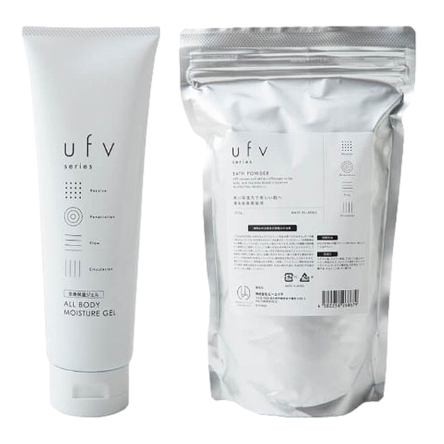 ufv オールボディモイスチャージェル とバスパウダー セット270g+1000ｇ