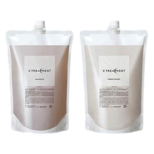 エックストリートメント シャンプー +コンディショナー セット1000mlx2レフィル