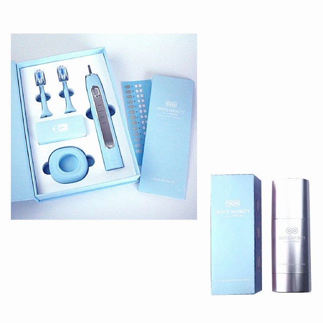 ホワイトインフィニティ LEDブラシセットブルー