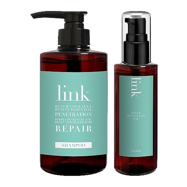 リンク シャンプー +ヒートリアクションオイル セット500ml+90ml