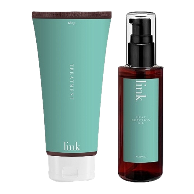 リンク シャンプー +ヒートリアクションオイル セット180ｇ+90ml