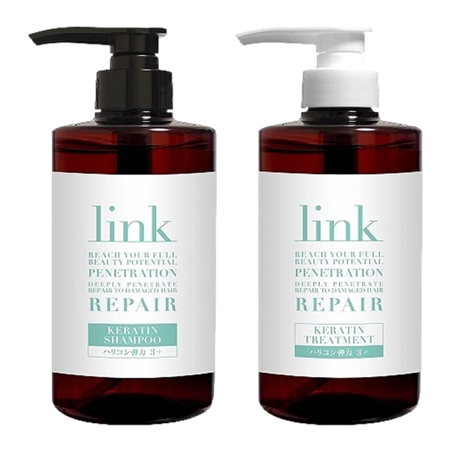 リンク ケラチンシャンプー +トリートメント セット500ml+500g