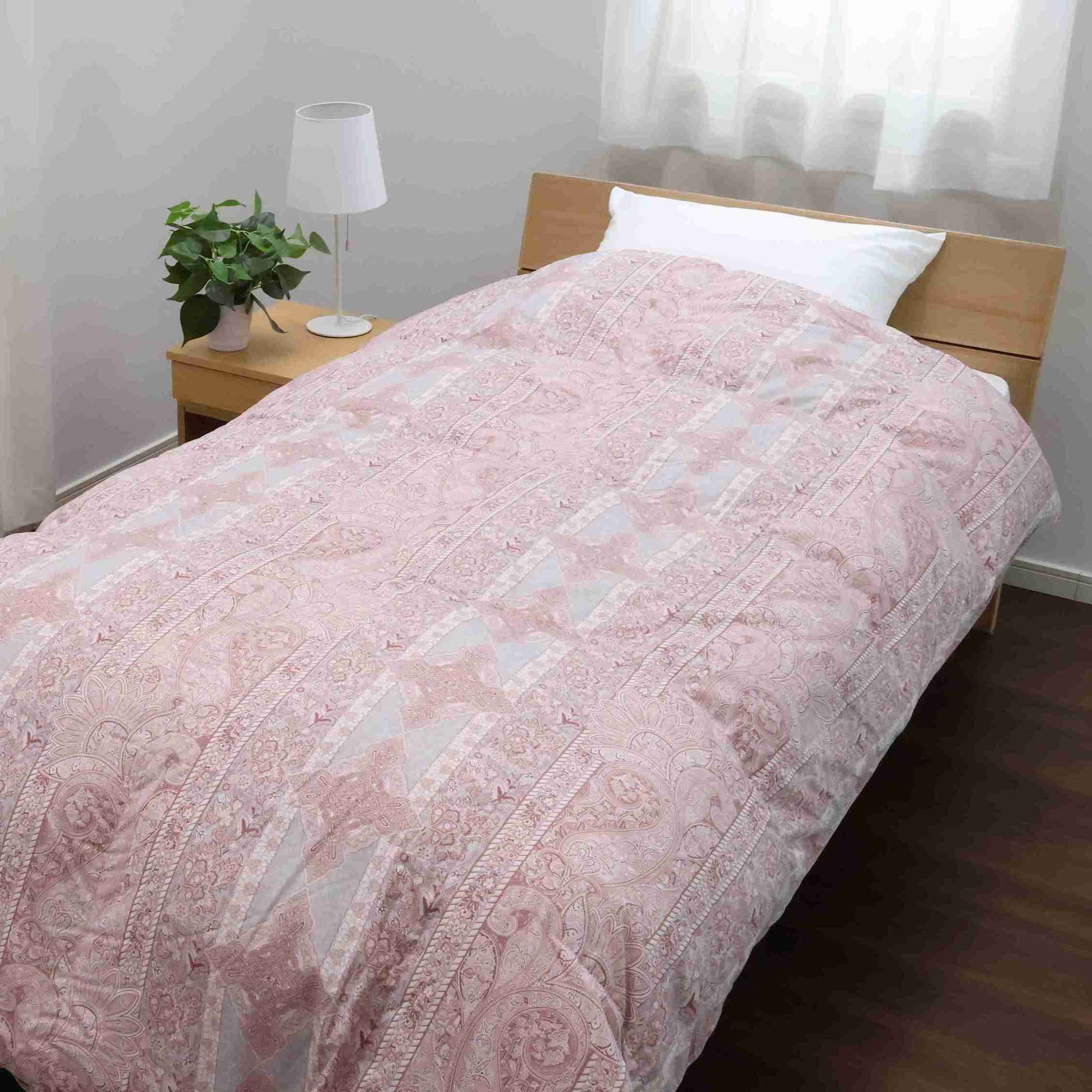 nishikawa （西川） 羽毛掛けふとん（ダックダウン85%） シングルサイズ レッド