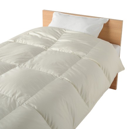 西川プレミアム 羽毛掛けふとん（ジーリンホワイトグースダウン90%） シングルサイズ アイボリー