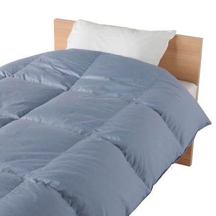西川プレミアム 羽毛掛けふとん（ポーランドホワイトグースダウン90%） シングルサイズ ブルー
