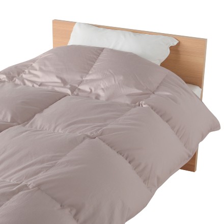 西川プレミアム 羽毛掛けふとん （ジーリンホワイトグースダウン90%） ダブルサイズ グレー