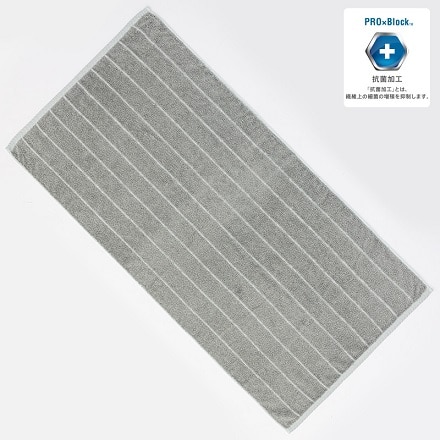 西川 はれやかタオル ミニバスタオル 100×50cm シルバー