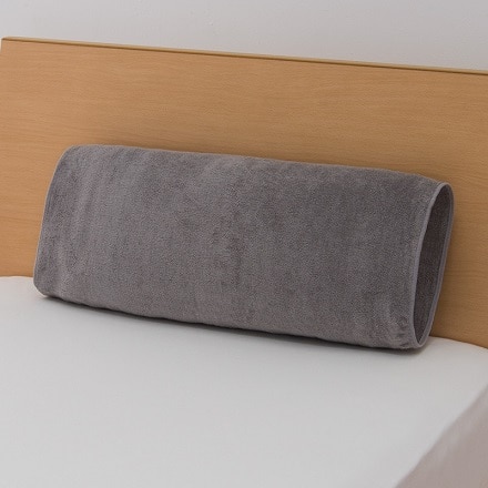 西川 のびのびタオルピローケース 64×34cm ( 枕サイズ 63×50cmまで対応 ) グレー