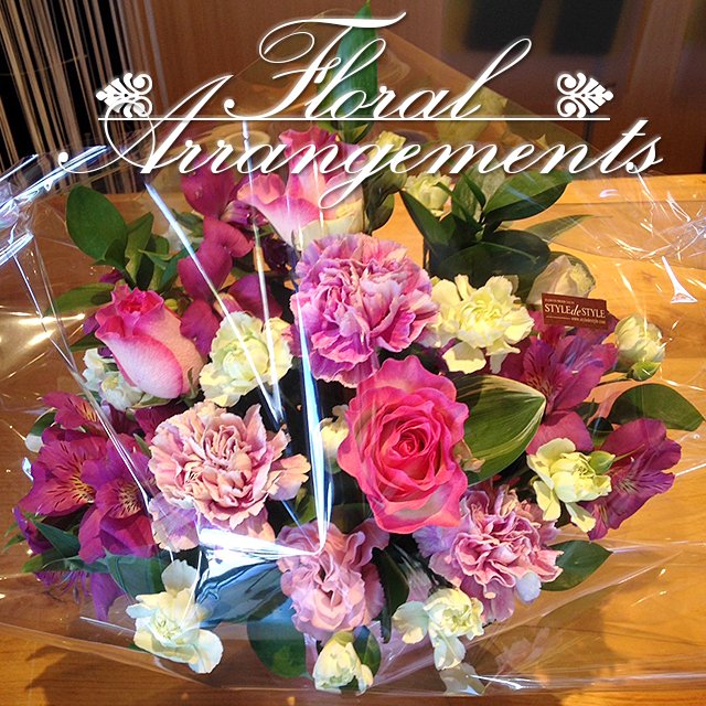 お花のアレンジメント ギフト フラワーアレンジメント ピンク系