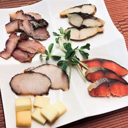 秋田県 燻製ミニオードブル6点セット 秋田セット×3 人気セット×3 約330ｇ