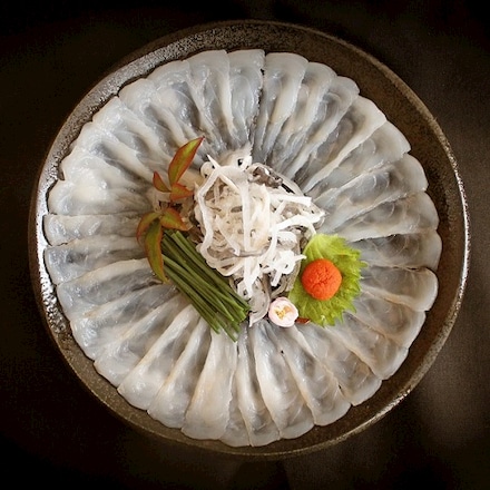 大分ふぐ ストックするふぐ刺し