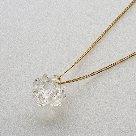 HARIO Lampwork Factory ネックレス シロツメクサ HAP-C-003