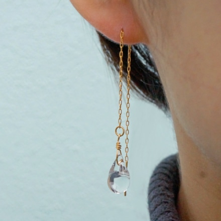 HARIO Lampwork Factory ピアス ティアーズ HAW-T-002P