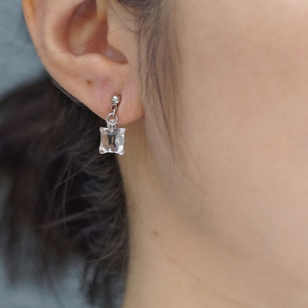 HARIO Lampwork Factory ピアス ムーンライト HAA-ML-002P