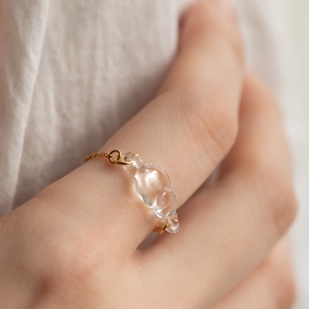 HARIO Lampwork Factory リング ハモン HAA-HA-003R