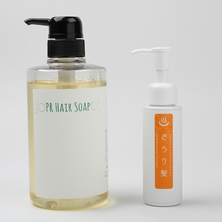 PR Hair Soap 500ml ＆ さらり髪 80ml