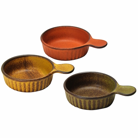 美濃焼　直火耐熱アヒージョ三個セット