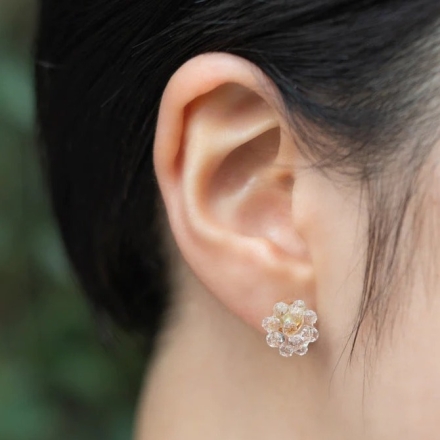 HARIO Lampwork Factory ピアス ミモザ HAP-MS-P