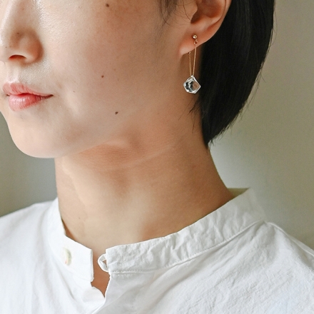 HARIO Lampwork Factory ピアス ダイヤモンド カレット HAA-DC-P