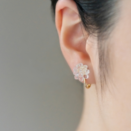 HARIO Lampwork Factory イヤリング ミモザ HAP-MS-E