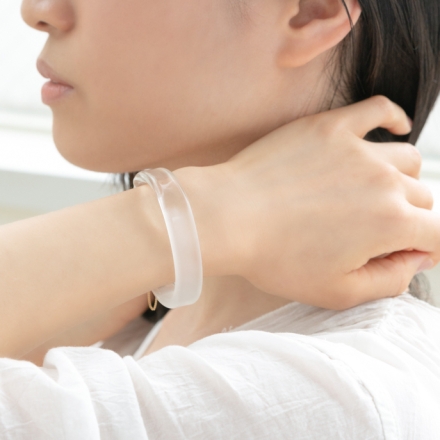 HARIO Lampwork Factory バングル スモーク HAA-SK-BG